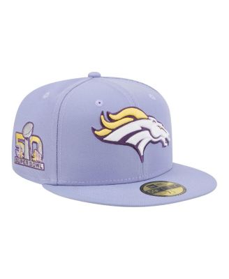 Men's Light Purple Denver Broncos Lavender Bloom 59FIFTY Fitted Hat