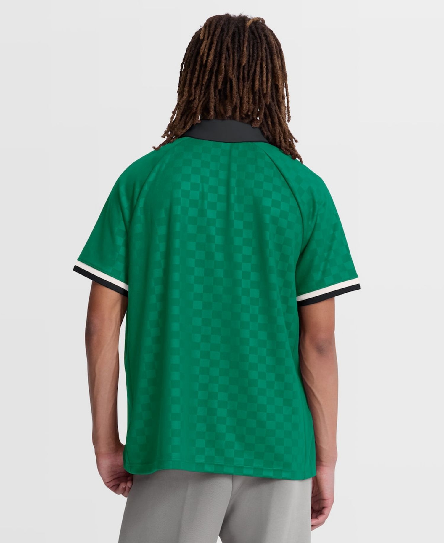 Men's Green Germany National Team Retro Raglan V-Neck Fashion Jersey
