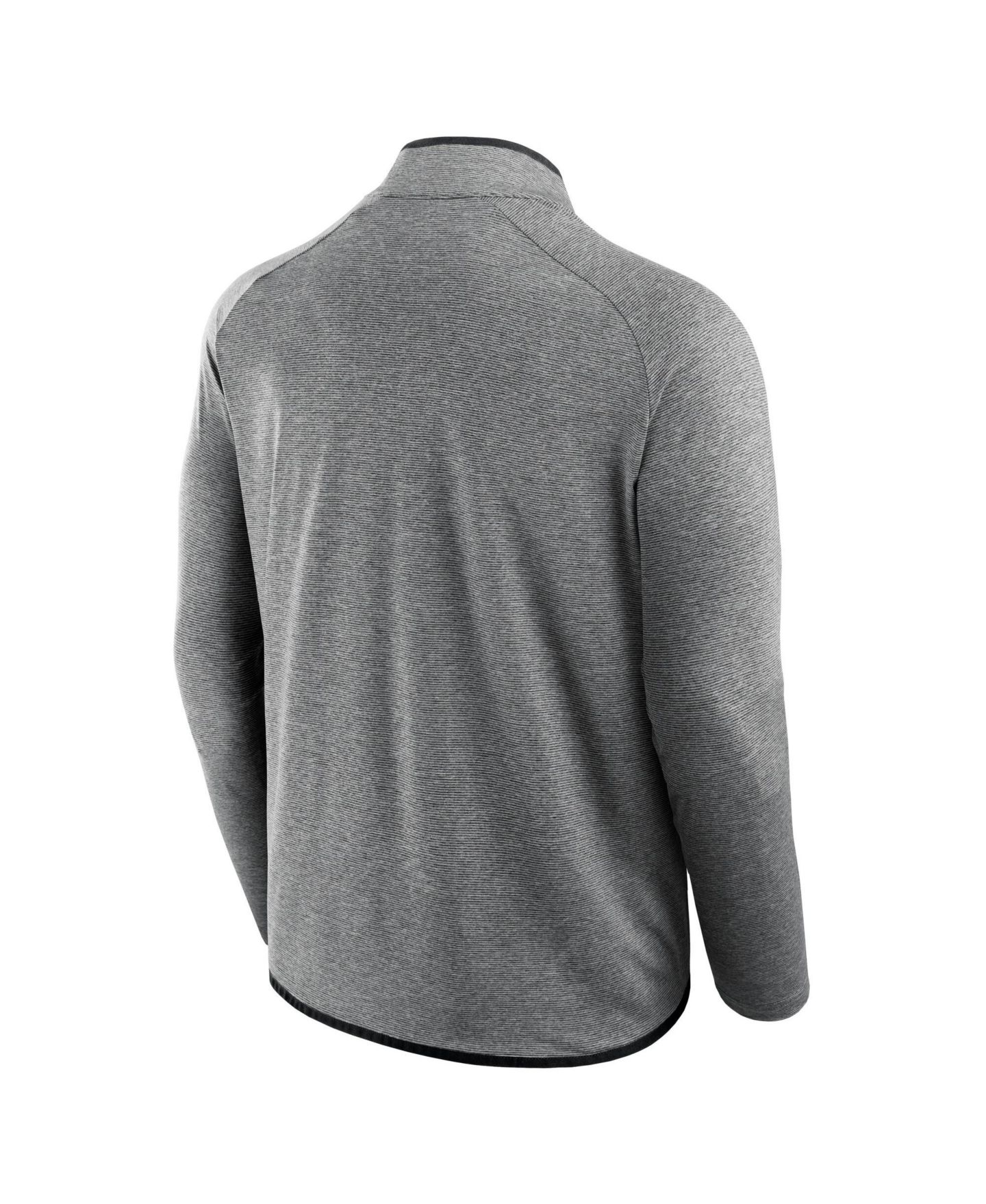 Мужская куртка Fanatics Black Texas Longhorns Mock Neck Half-Zip Pullover — фото 3