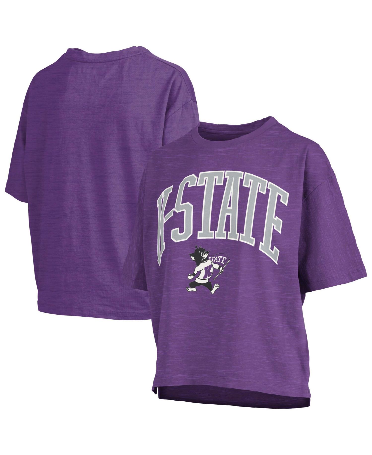 Women's Purple Kansas State Wildcats Nelson T-Shirt
