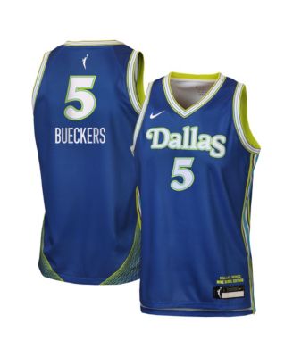 Big Boys and Girls Paige Bueckers Blue Dallas Wings Victory Rebel Edition Jersey