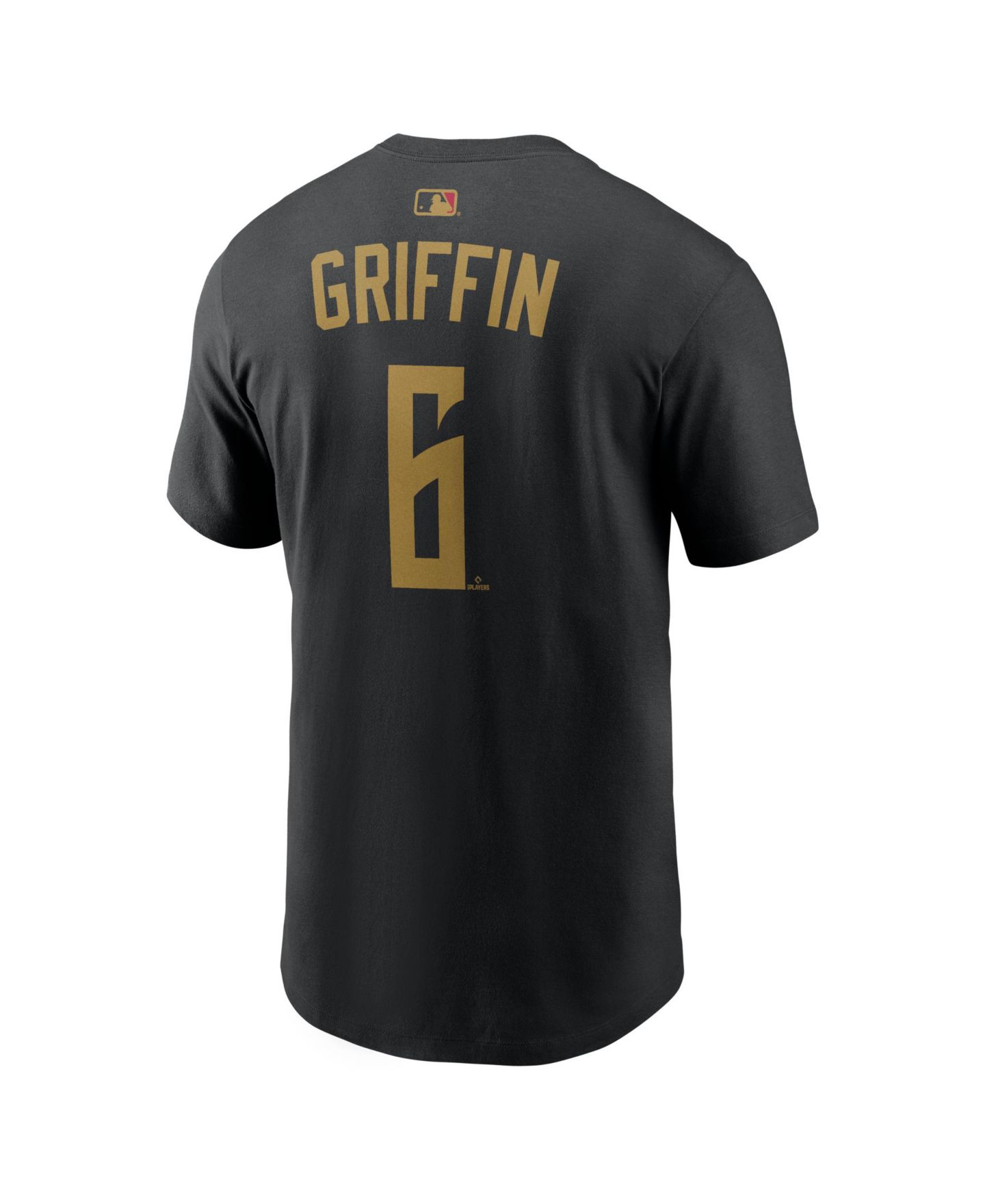 Мужская футболка Nike Konnor Griffin Black Pittsburgh Pirates 2026 City Connect Name and Number — фото 3