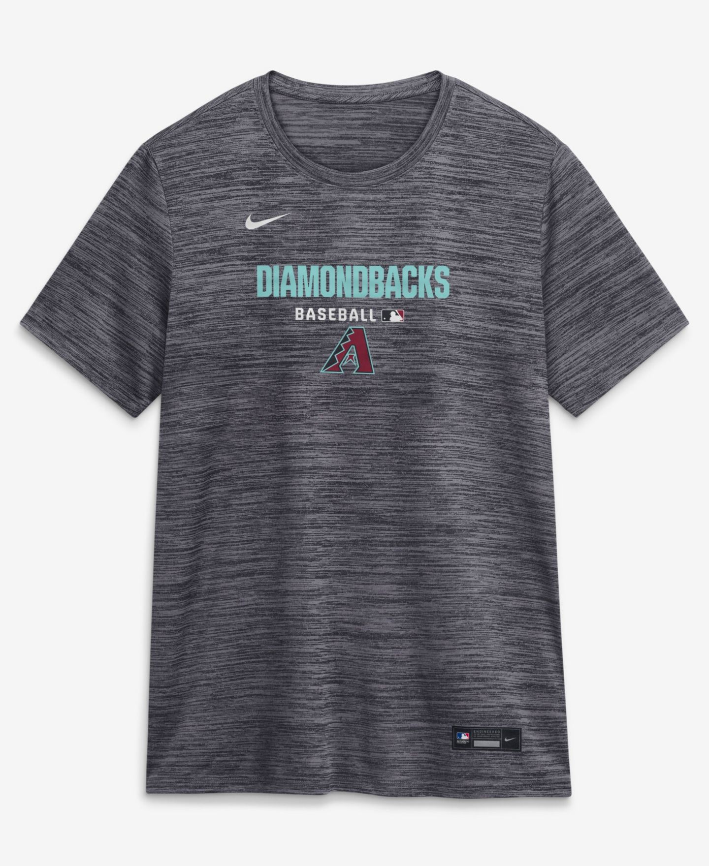 Женская футболка Nike Black Arizona Diamondbacks Authentic Collection Velocity Dri-FIT — фото 2