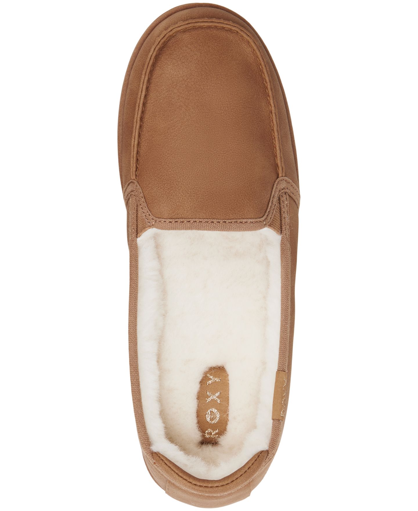 Женские туфли Roxy Minnow Cozy Slip-On, цвет: Рыжевато-коричневый — фото 4