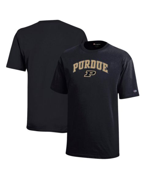 Детская футболка Champion Black Purdue Boilermakers Arch Over Logo
