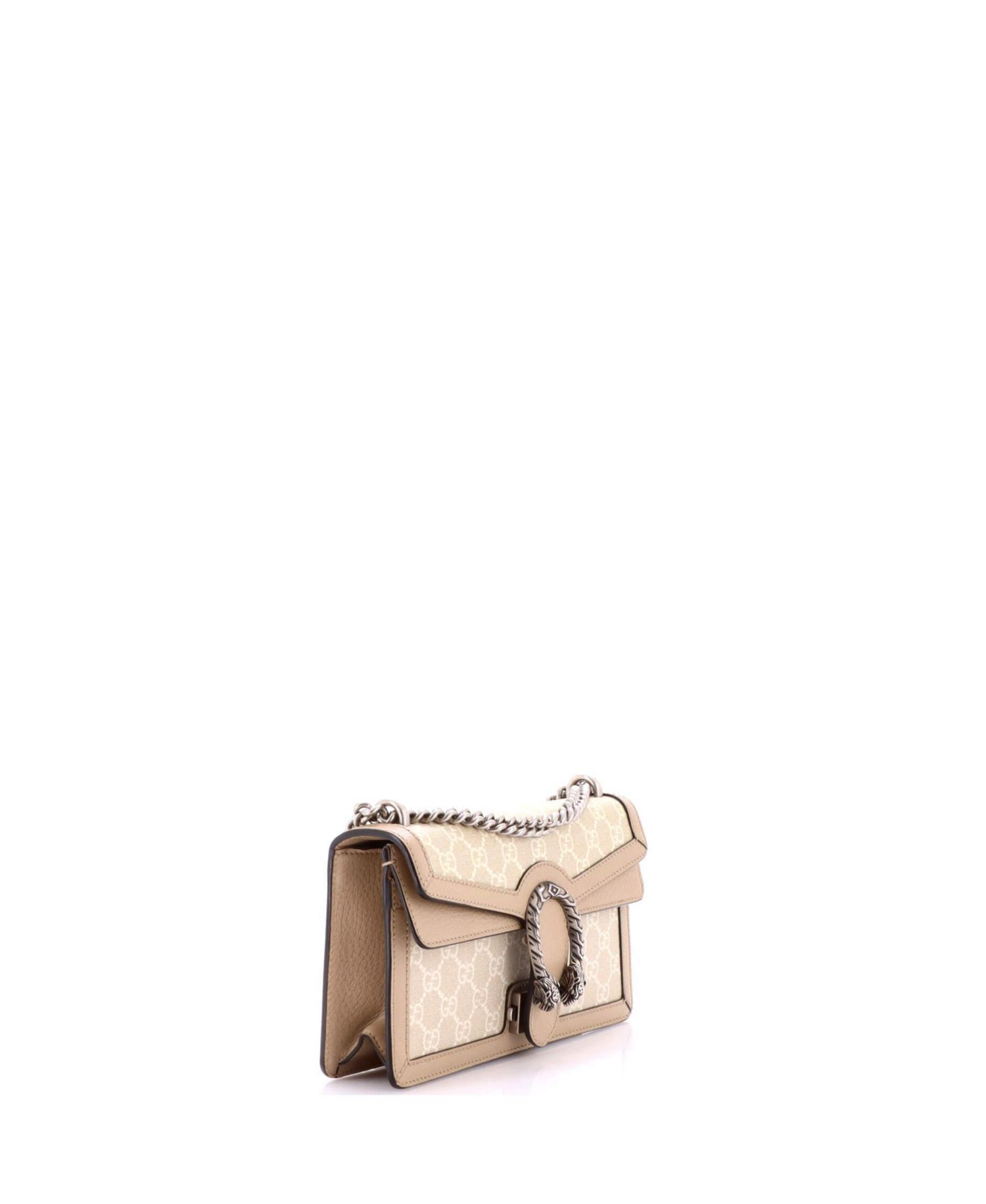 Small Dionysus Bag GG Coated Canvas with Leather