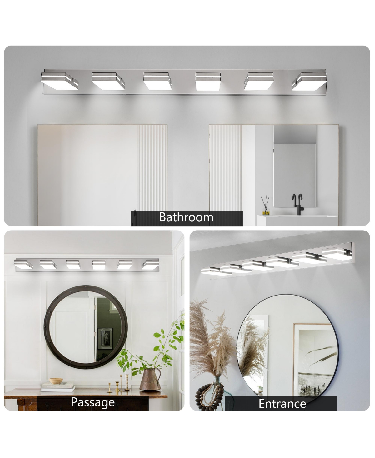 Busdays Light Modern Led Vanity Light Wall Sconce for Bathroom and Mirror Sleek Minimalist Design Easy Installation