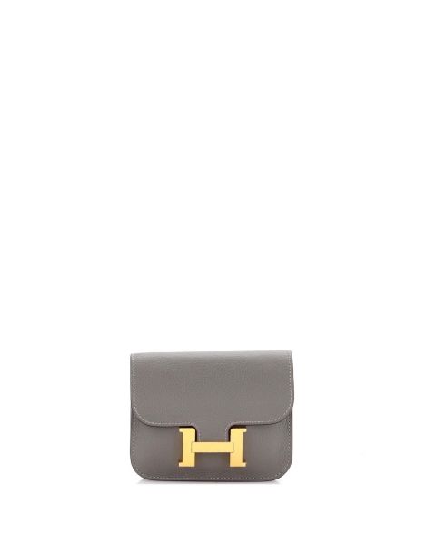 Pre-Owned HERMÉS Constance Slim Wallet Evercolor