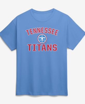 Men's Light Blue Tennessee Titans Cotton Victory Arch T-Shirt