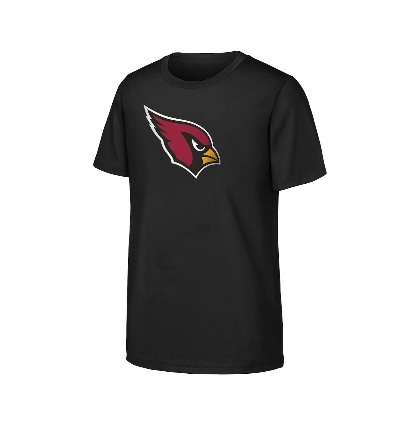 Детская футболка Outerstuff Black Arizona Cardinals Primary Logo — фото 1
