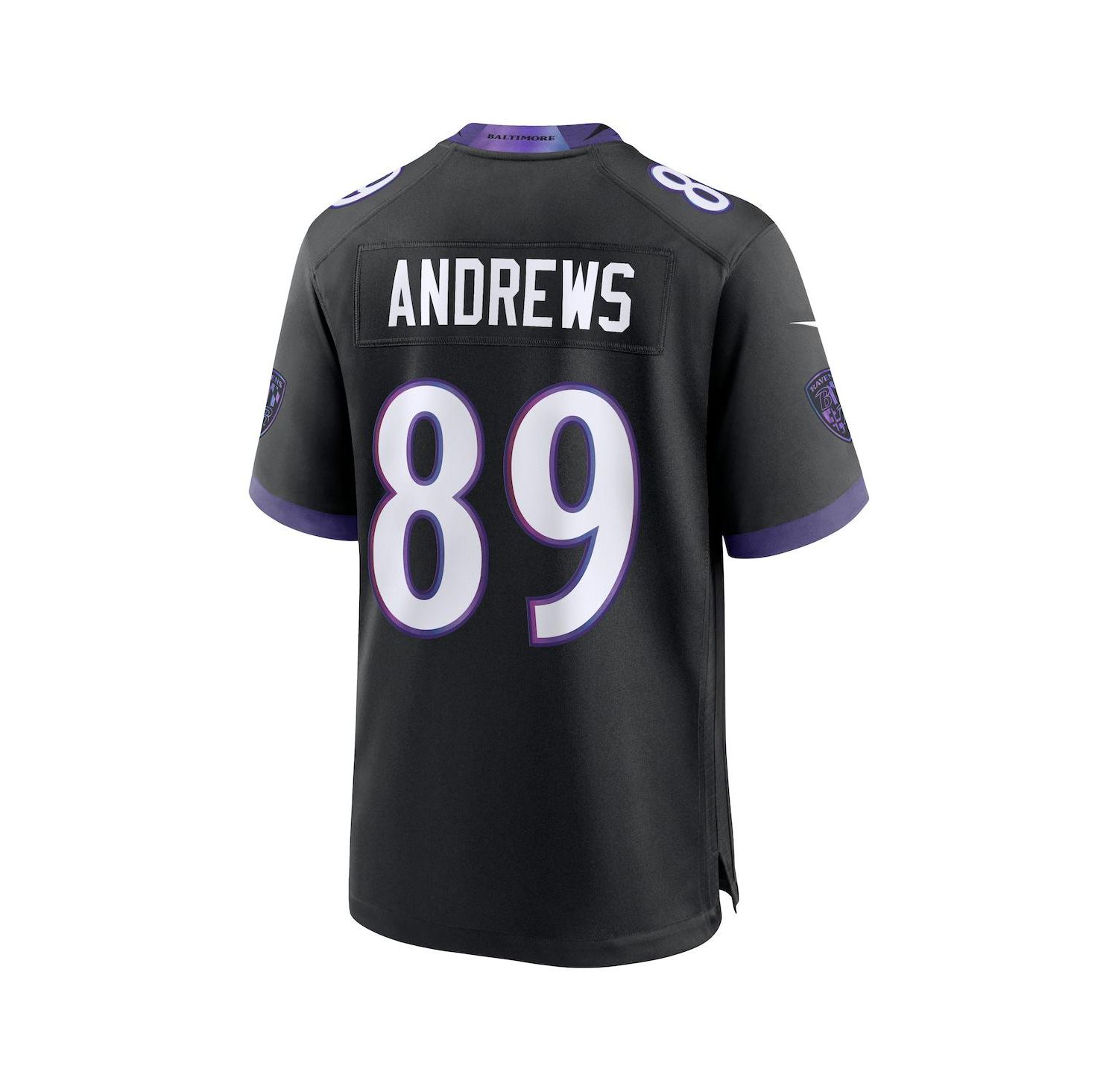 Men's Mark Andrews Black Baltimore Ravens Alternate Game Jersey