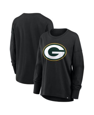 Women's Black Green Bay Packers Essential Long Sleeve T-Shirt