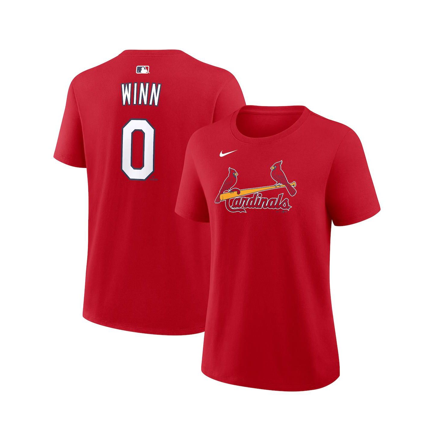 Женская футболка Nike Masyn Winn Red St. Louis Cardinals Name & Number — фото 1