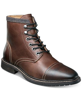Florsheim Men's Indie Cap Toe Boots - All Men's Shoes - Men - Macy's