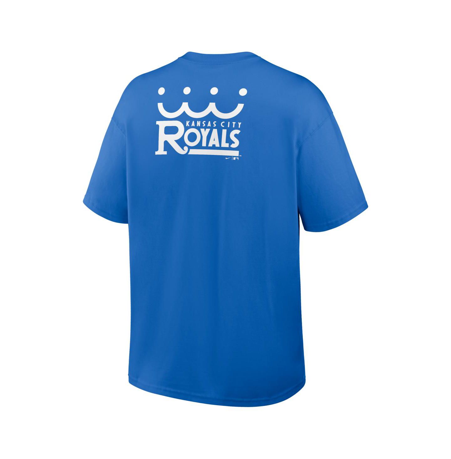 Мужская футболка Nike Royal Kansas City Royals City Connect Max90 Pocket — фото 3