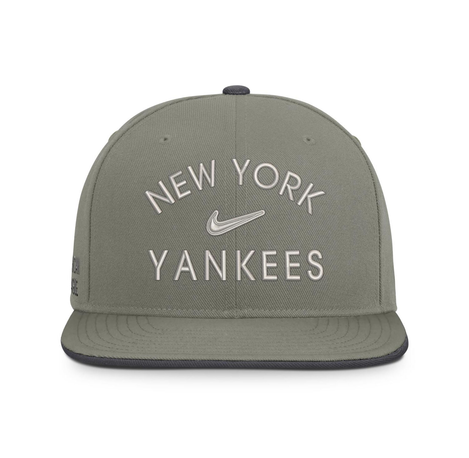 Men's Olive New York Yankees Pro Dri-FIT Snapback Hat