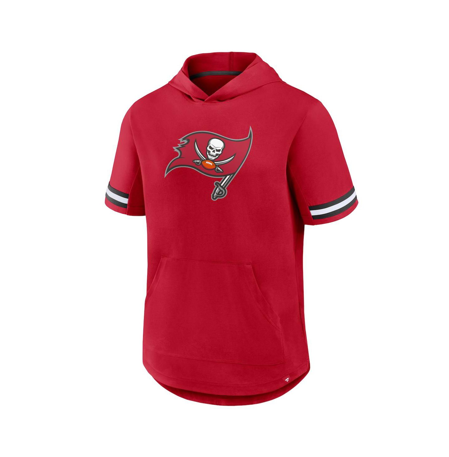 Мужская футболка Fanatics Red Tampa Bay Buccaneers Optimal Play Short Sleeve Hooded — фото 2
