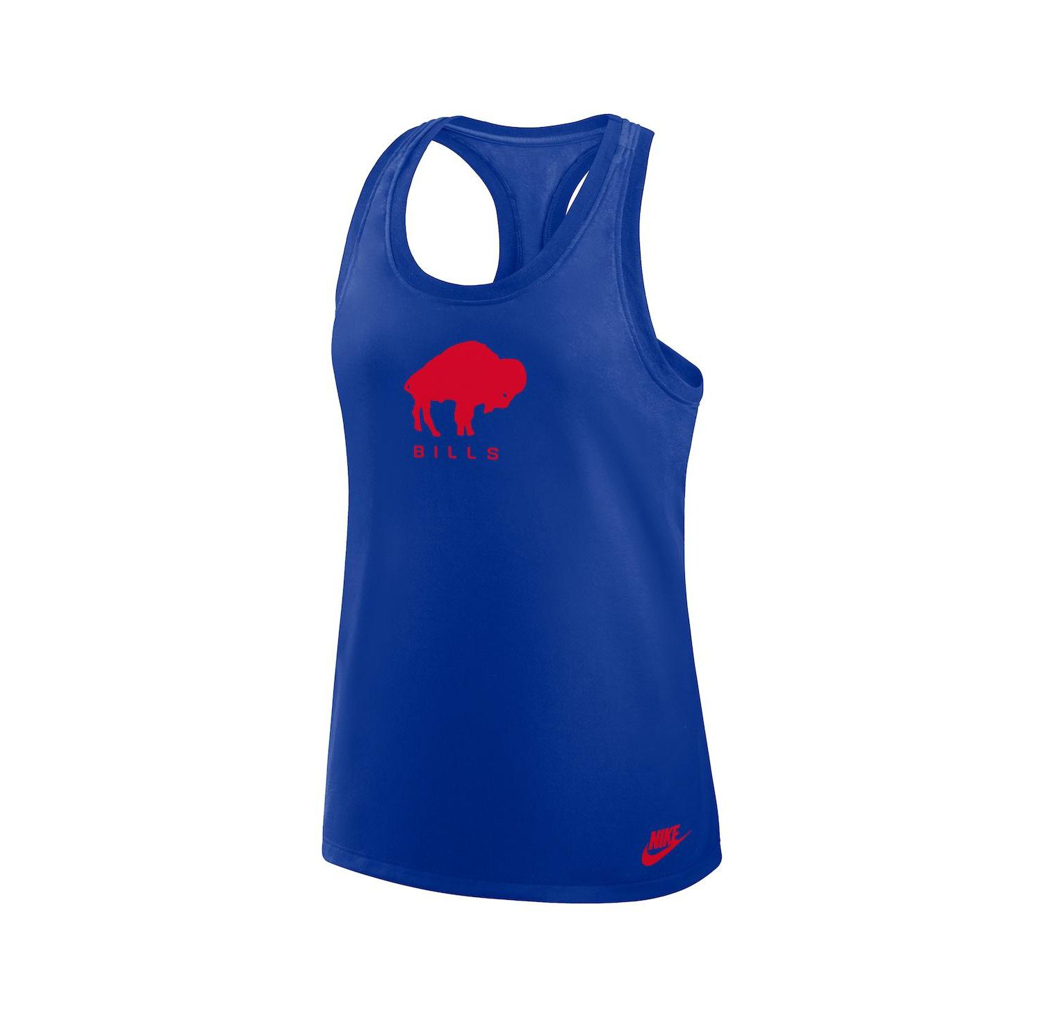 Women's Royal Buffalo Bills Hurry Up Tri-Blend Dri-FIT Tank Top