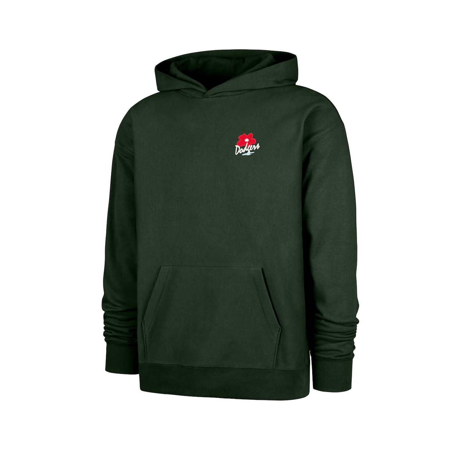 Men's Dark Green Los Angeles Dodgers Gallery Foundation Hoodie