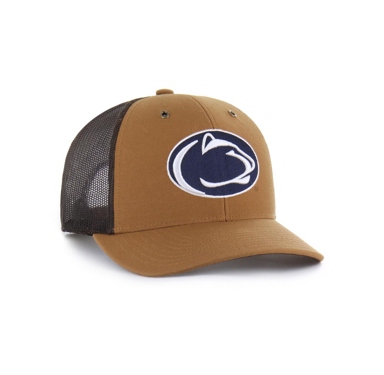 X Carhartt Men's and Women's Brown Penn State Nittany Lions Trucker Adjustable Hat