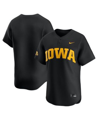 Men's Black Iowa Hawkeyes Home Limited Baseball Jersey