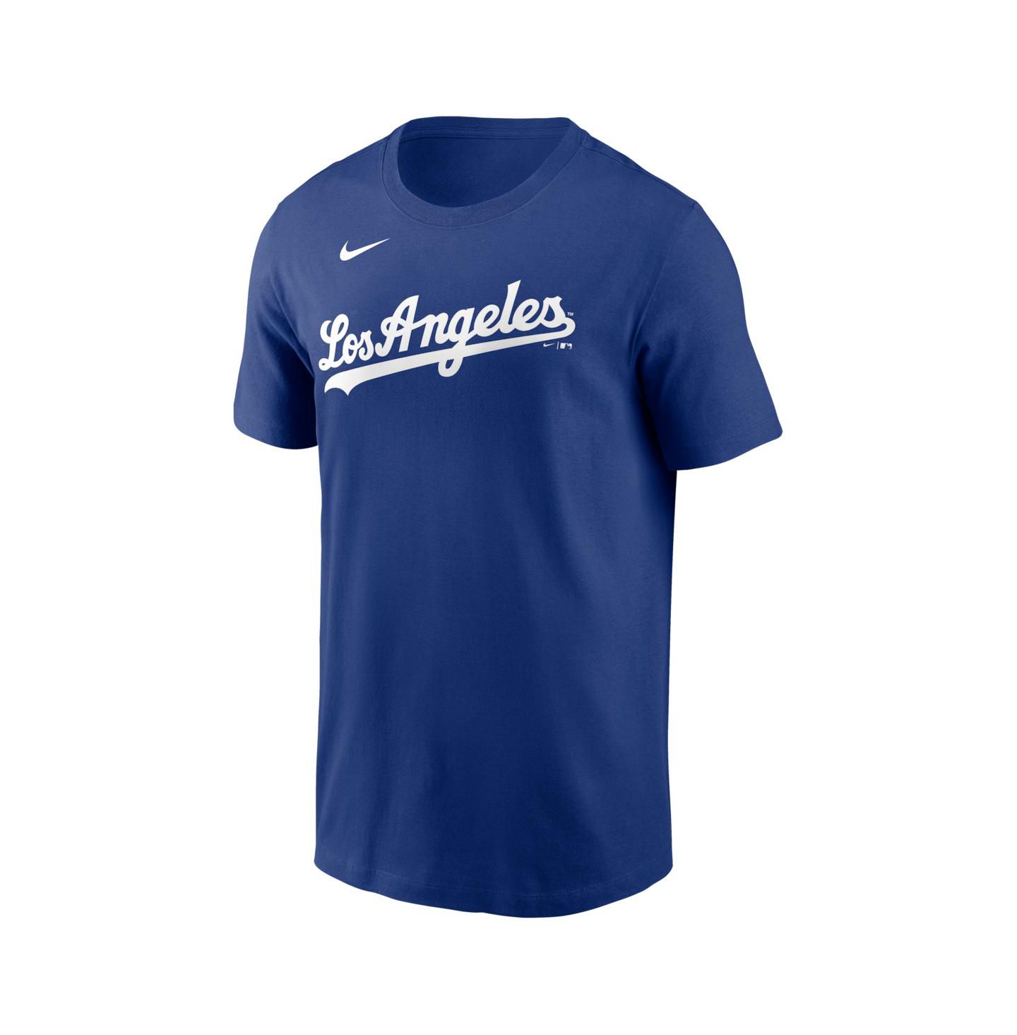 Мужская футболка Nike Clayton Kershaw Royal Los Angeles Dodgers Alternate Name & Number — фото 2