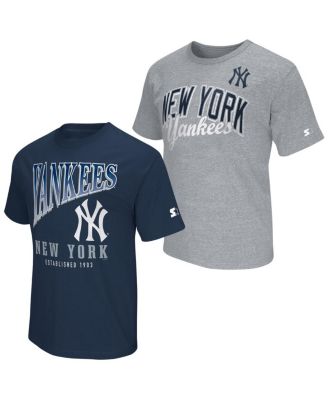 Men's Navy/Heather Gray New York Yankees Two-Pack T-Shirt Set