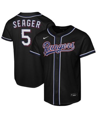Big Boys and Girls Corey Seager Black Texas Rangers Fashion Replica Player Jersey