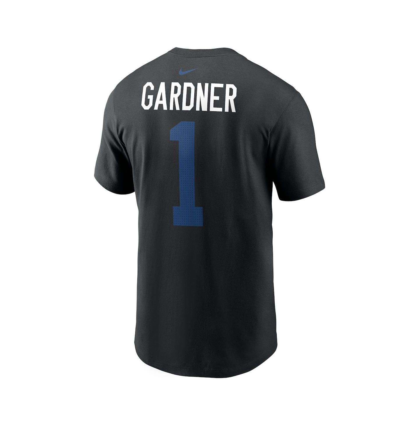 Мужская футболка Nike Ahmad Sauce Gardner Black Indianapolis Colts Carbon Name & Number — фото 3