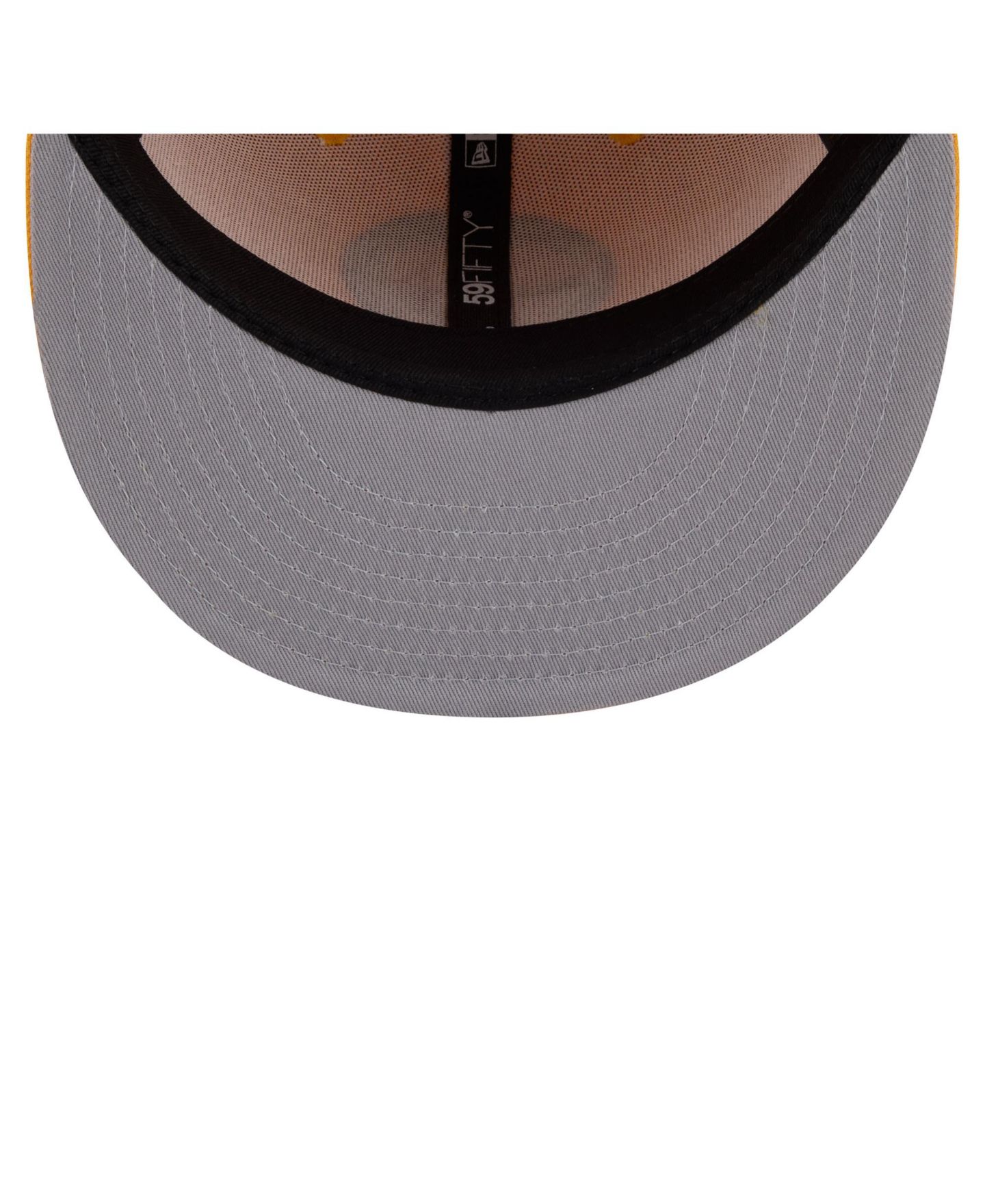 Мужская кепка New Era Gold Pittsburgh Steelers 59FIFTY Fitted Hat — фото 5
