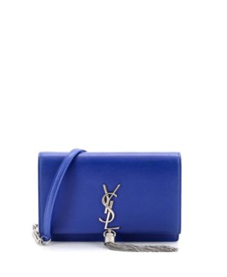 Classic Monogram Tassel Chain Wallet Leather