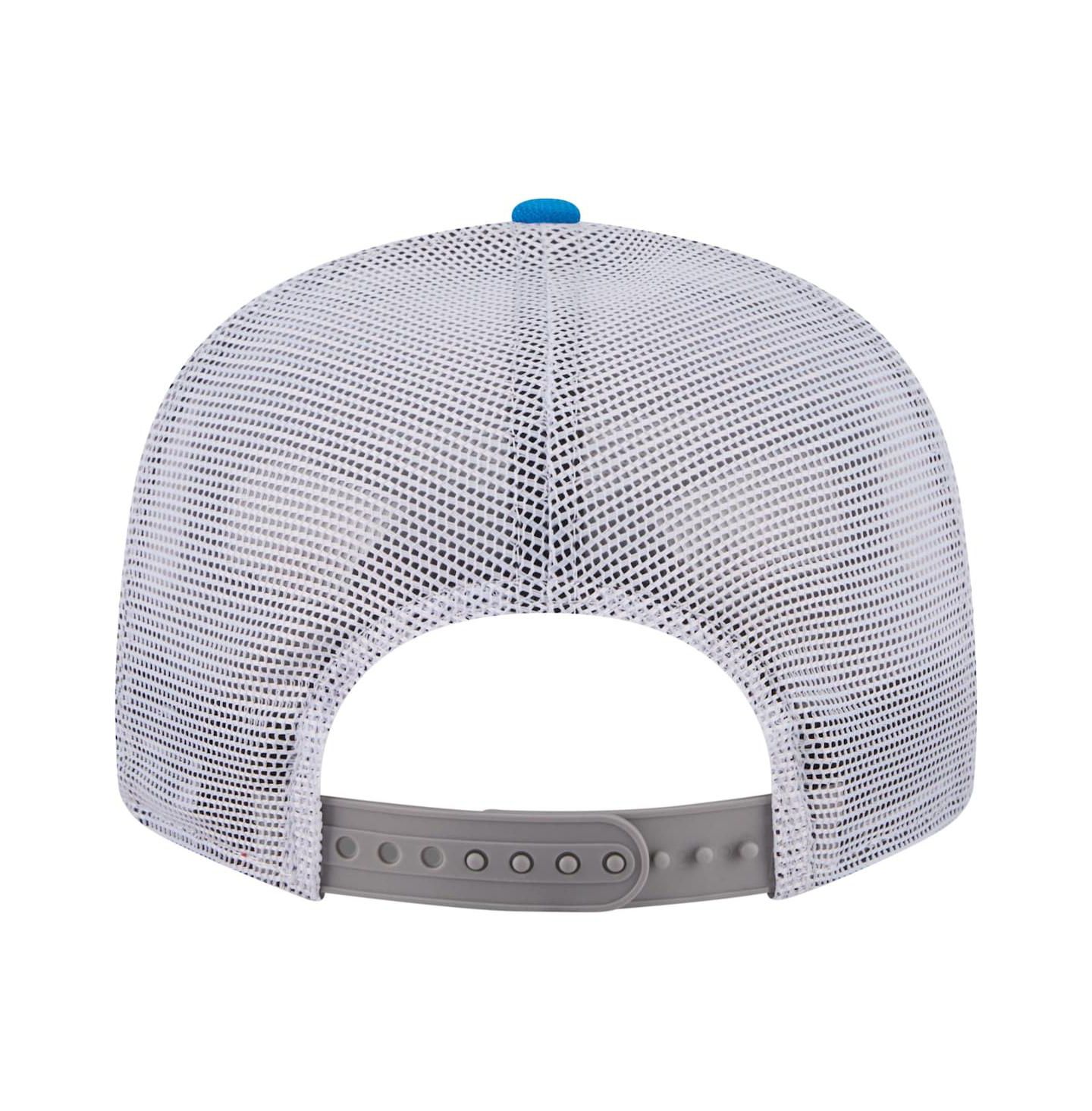 Мужская кепка New Era Blue Detroit Lions Core Team 9FIFTY Trucker Snapback Hat — фото 4