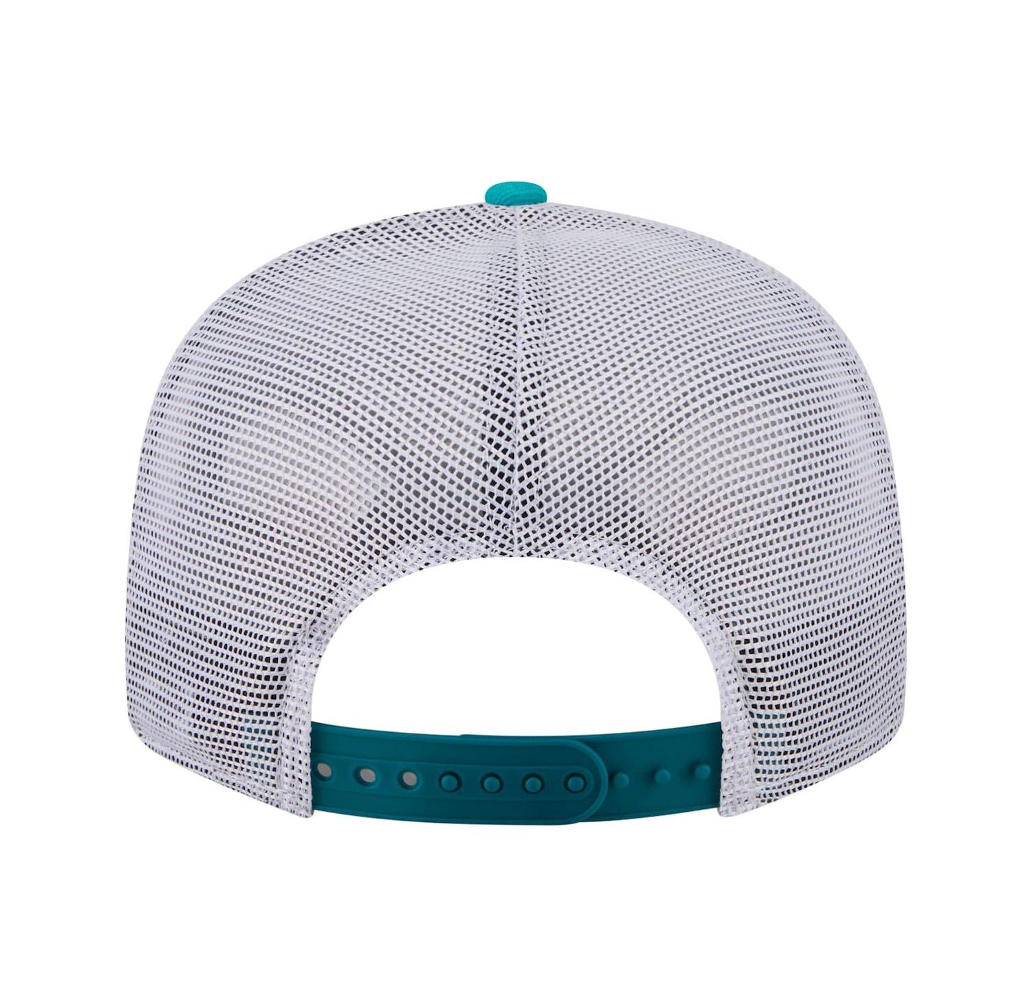 Men's Aqua Miami Dolphins Core Team 9FIFTY Trucker Snapback Hat