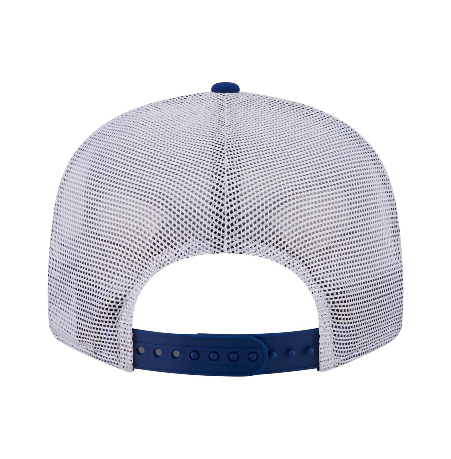 Мужская кепка New Era Royal New England Patriots Core Team 9FIFTY Trucker Snapback Hat — фото 4