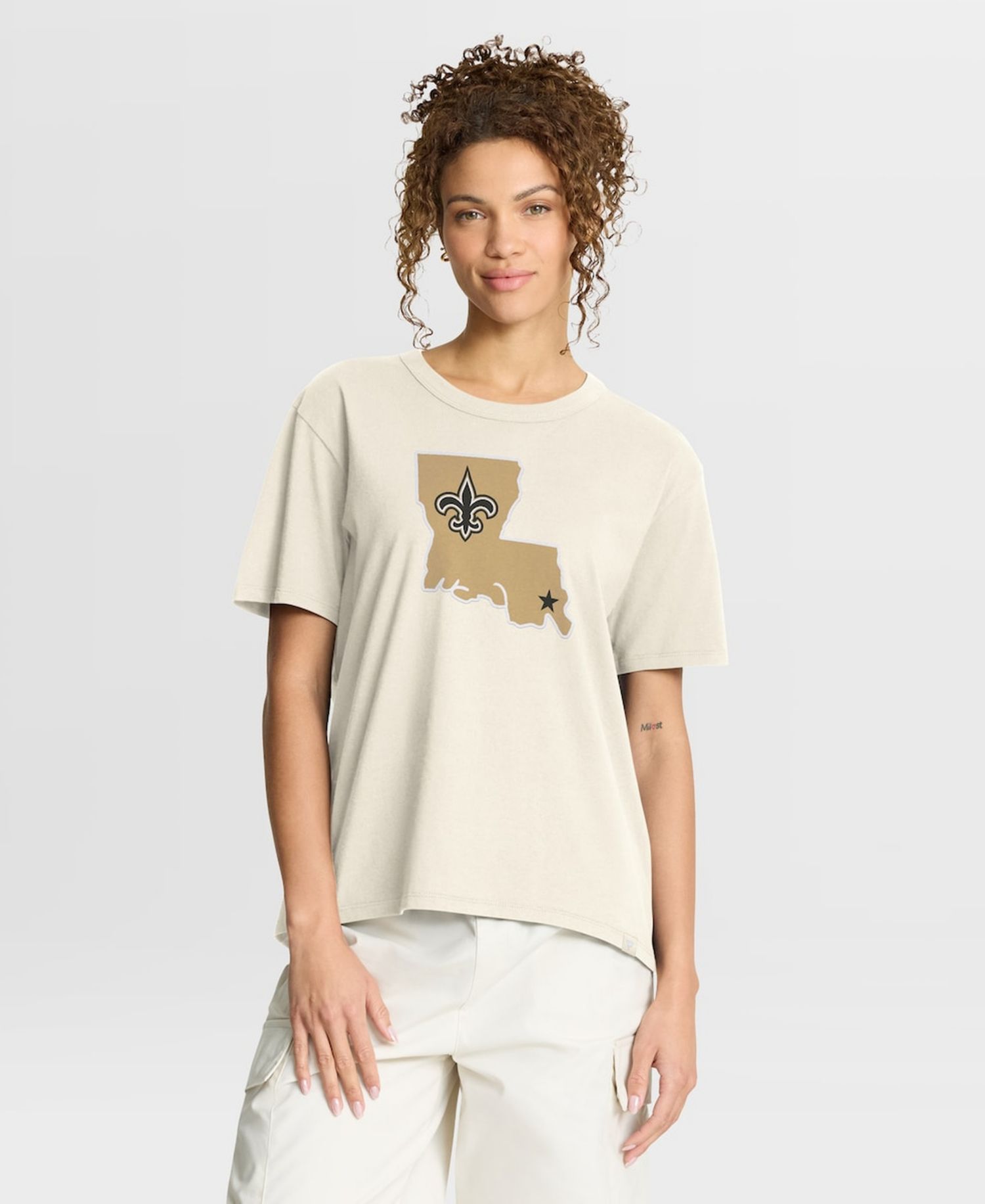 Women's Cream New Orleans Saints Dove Legacy T-Shirt