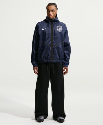Men's Navy England National Team 2026 Anthem Dri-FIT Full-Zip Hooded Jacket