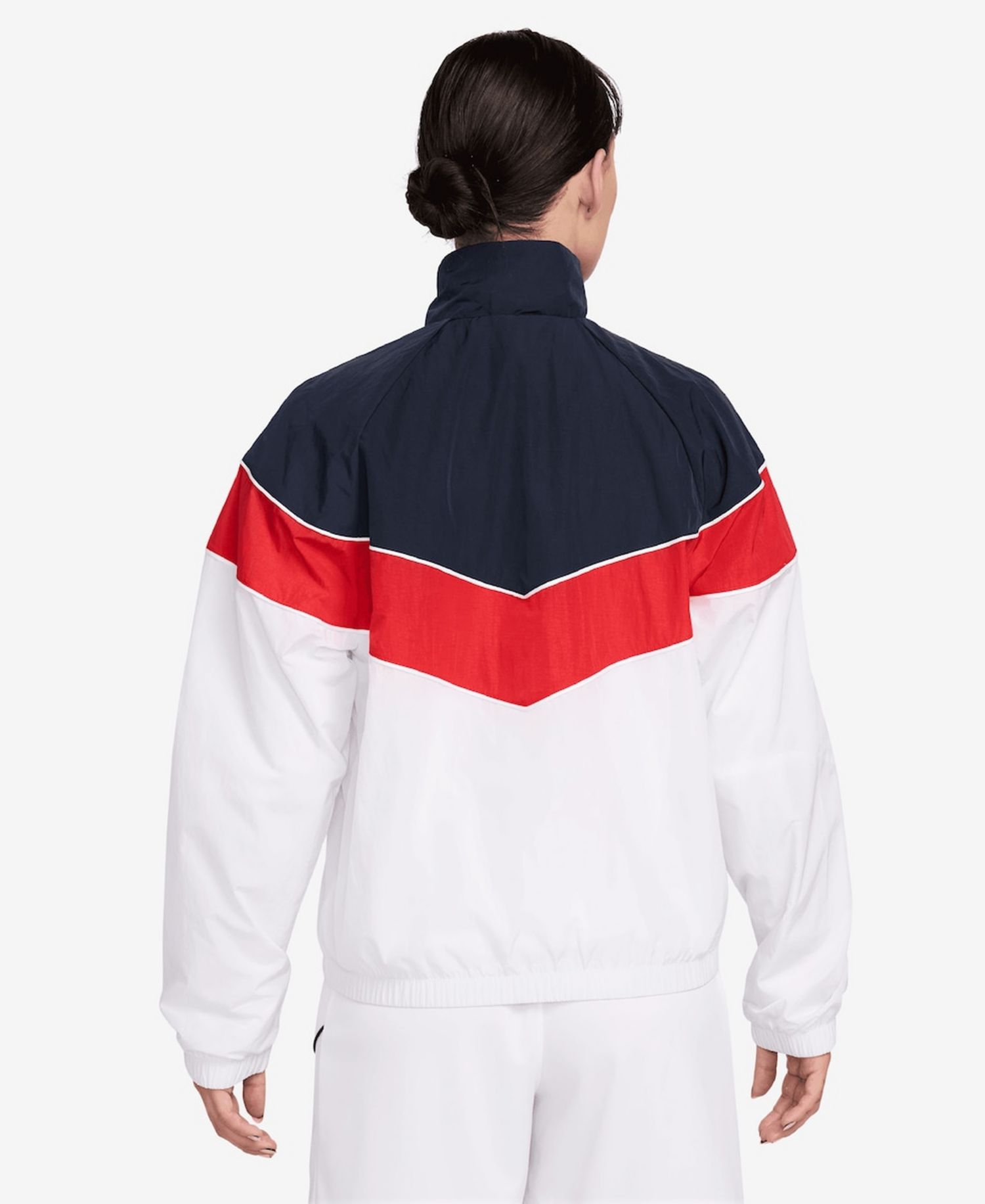 Women's White England National Team Windrunner UV Woven Full-Zip Jacket