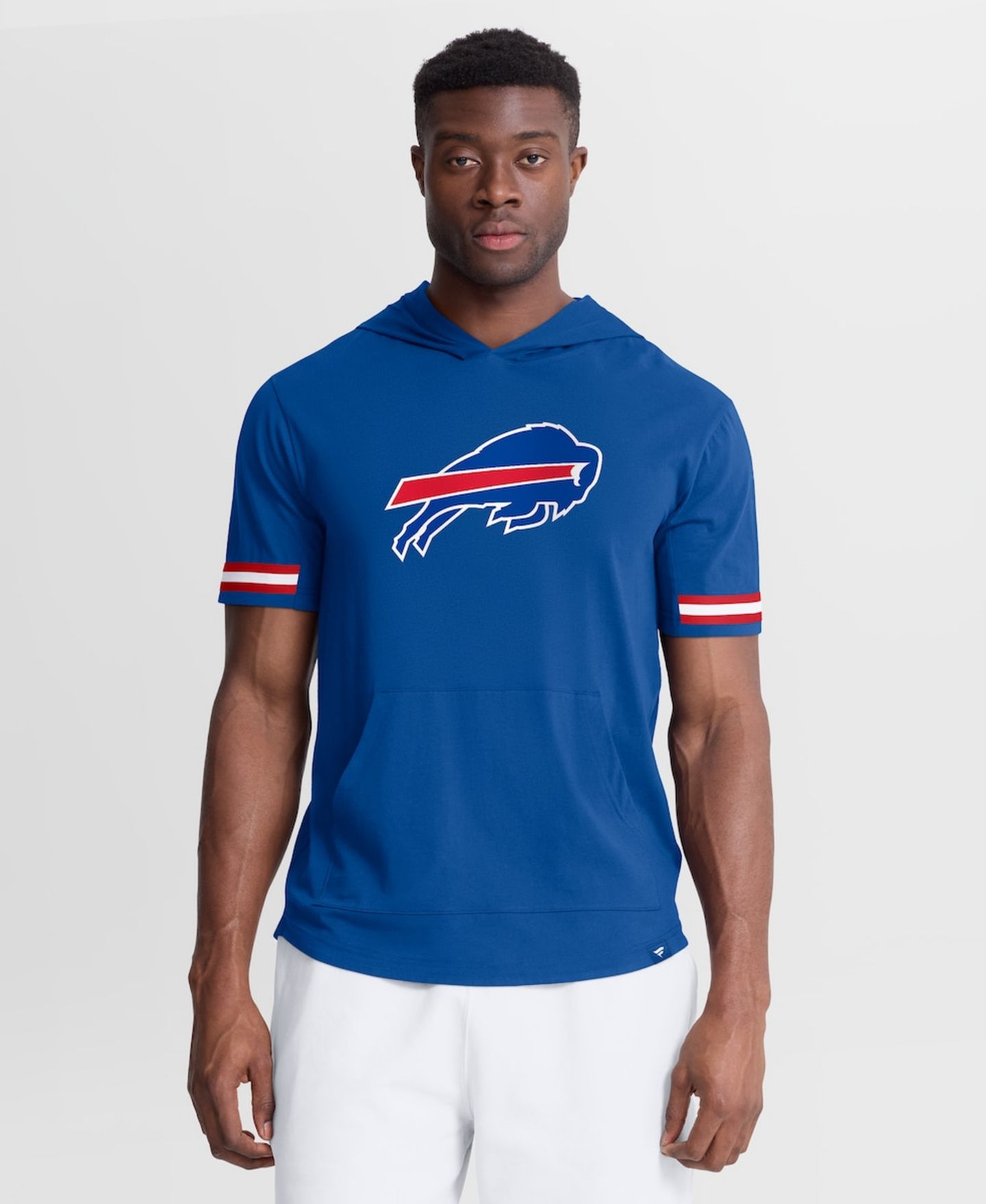 Мужская футболка Fanatics Royal Buffalo Bills Optimal Play Short Sleeve Hooded — фото 1