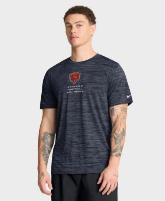 Men's Navy Chicago Bears Velocity Ball Carrier Dri-FIT T-Shirt