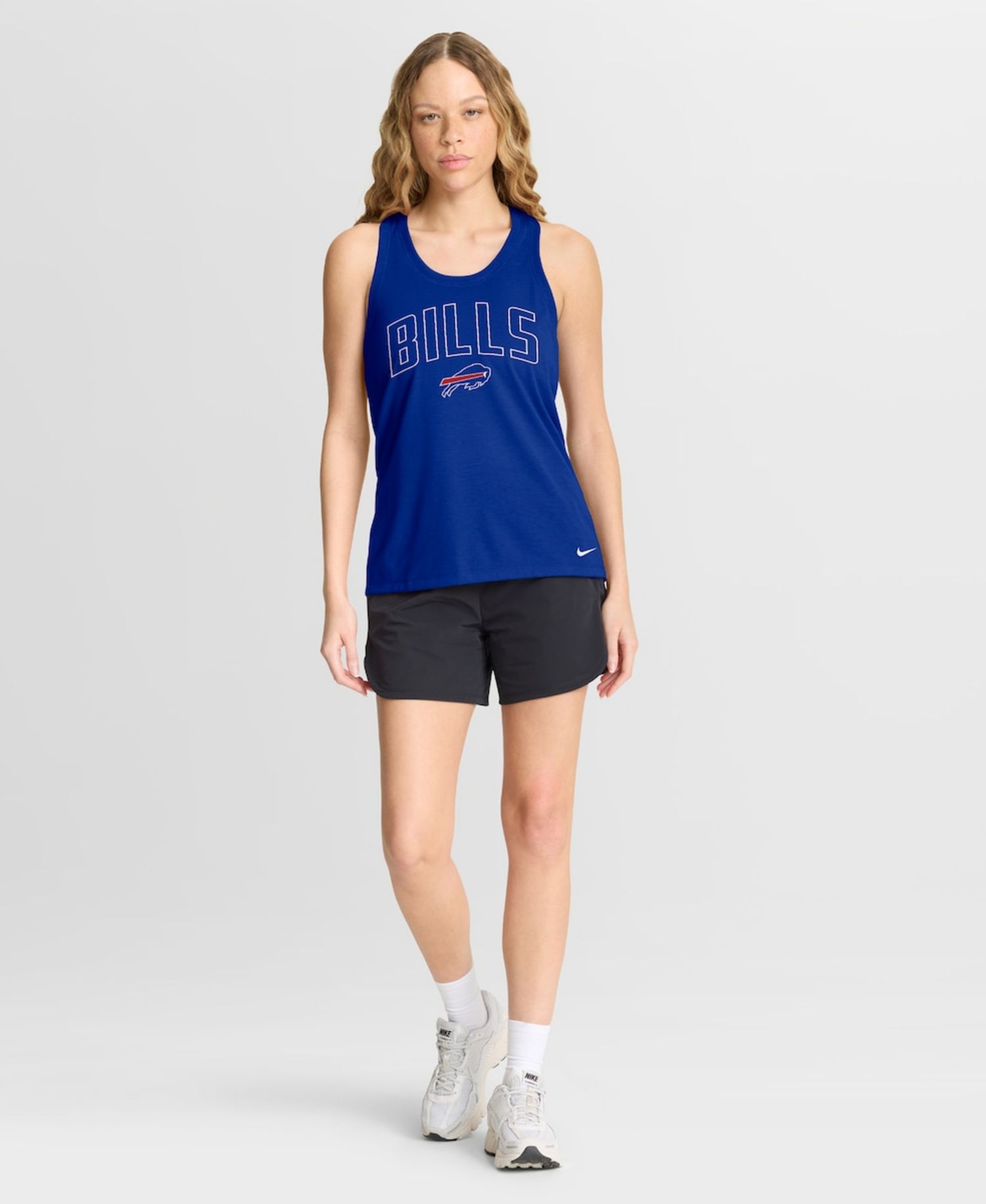 Women's Royal Buffalo Bills Primetime Tri-Blend Dri-FIT Tank Top