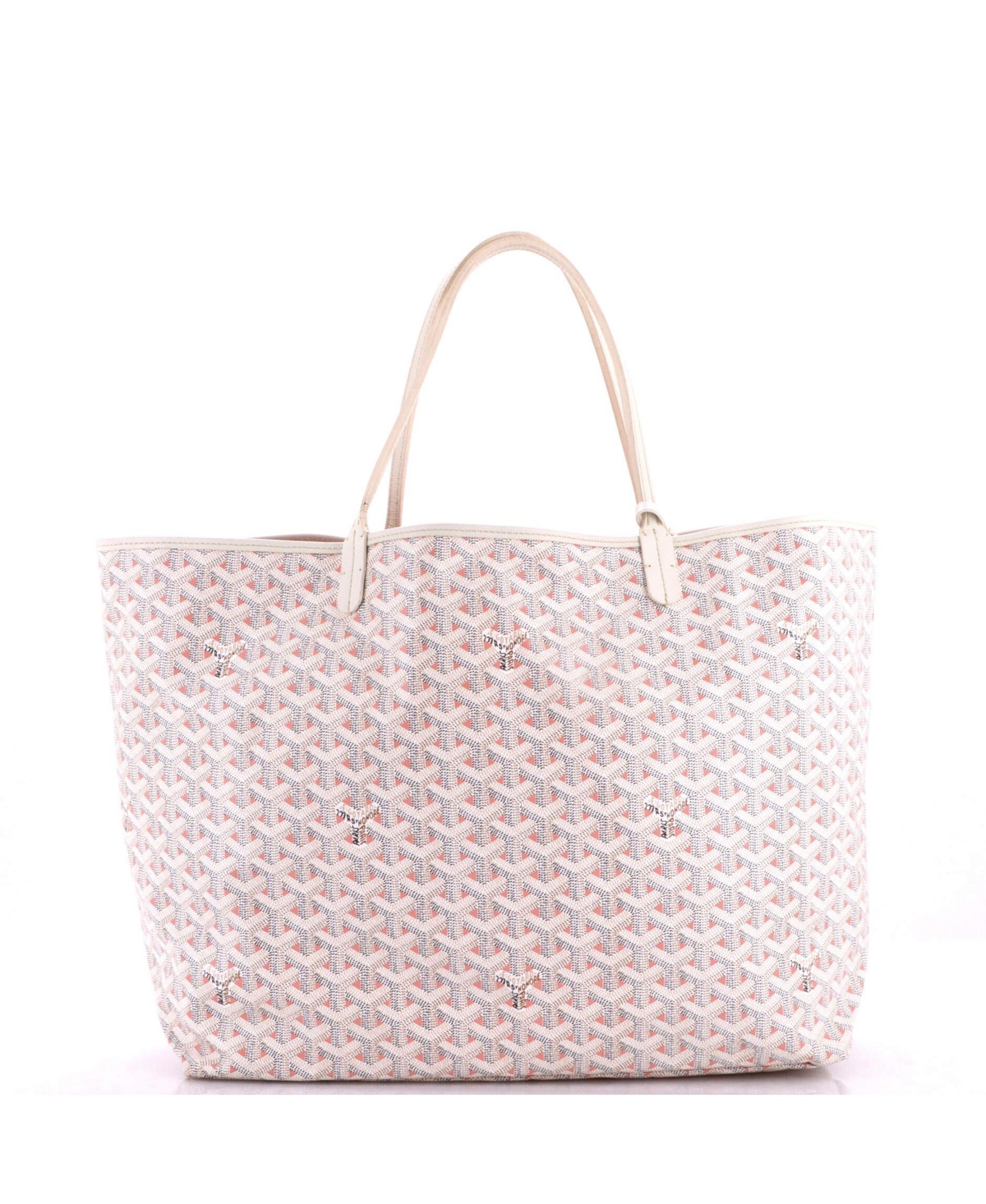 Pre-Owned Goyard Gm Saint Louis Tote Claire Voie Coated Canvas