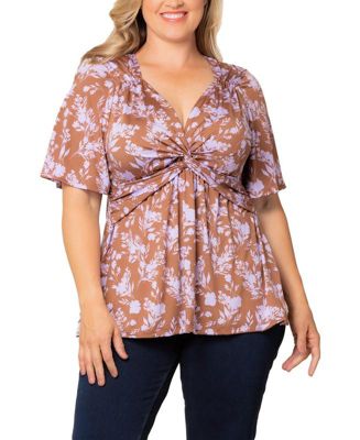 Plus Size Abby Twist Front Top