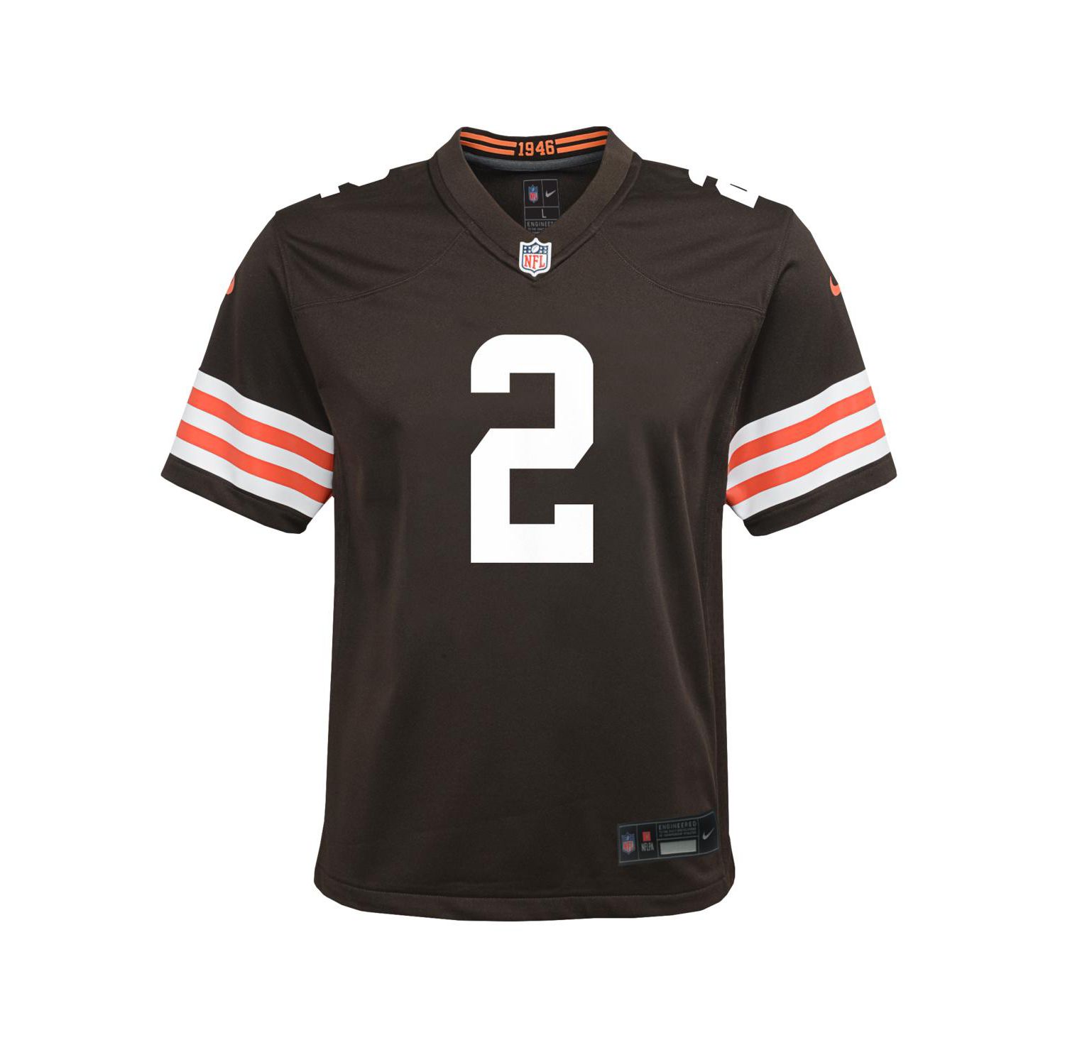 Big Boys and Girls Shedeur Sanders Brown Cleveland Browns Game Jersey