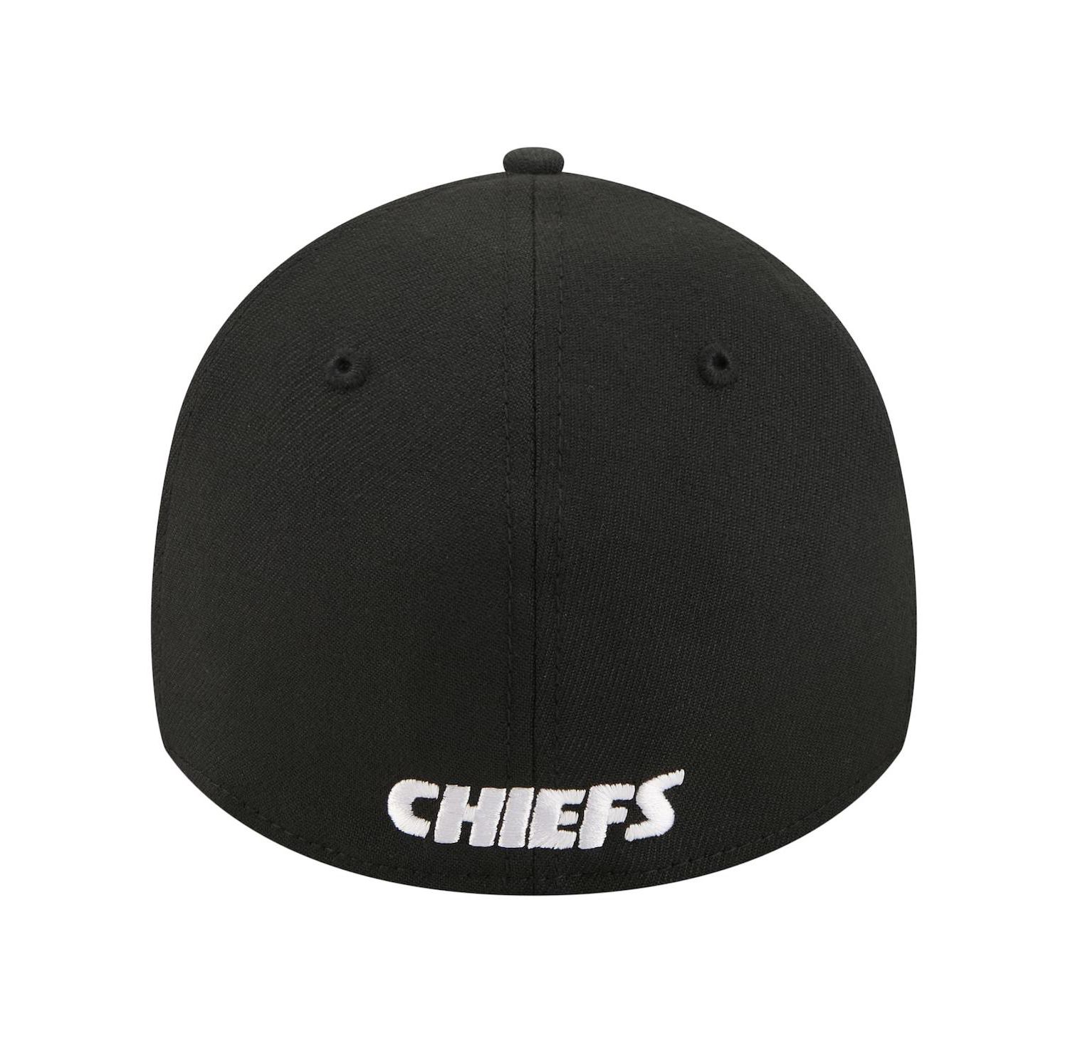 Men's Black Kansas City Chiefs Core Team 39THIRTY Flex Hat