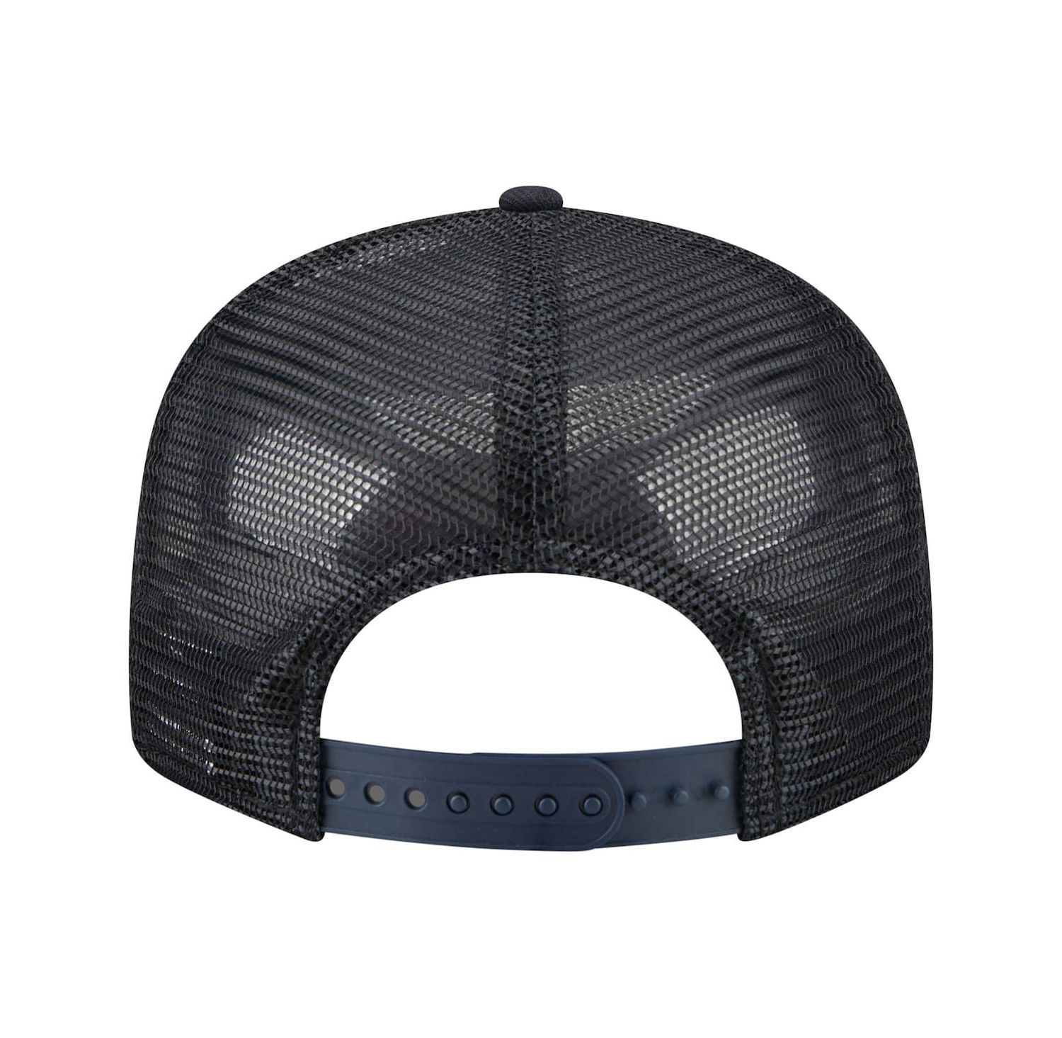 Men's Navy Houston Texans Core Team 9FIFTY Trucker Snapback Hat