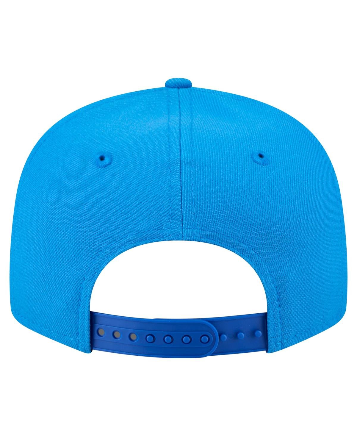 New Era Men's Blue Detroit Lions Core Team Script 9FIFTY Snapback Hat