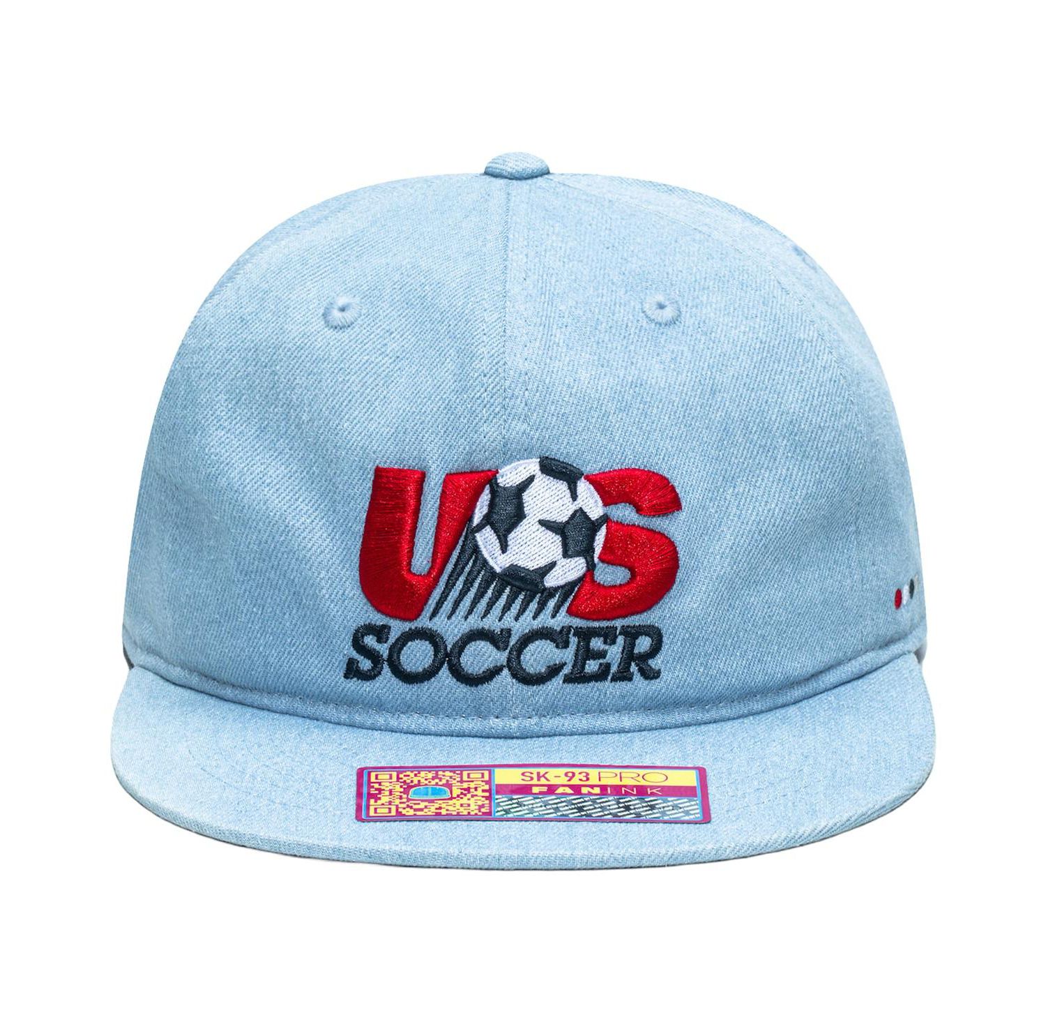 Men's and Women's Light Blue USMNT Making History Snapback Hat