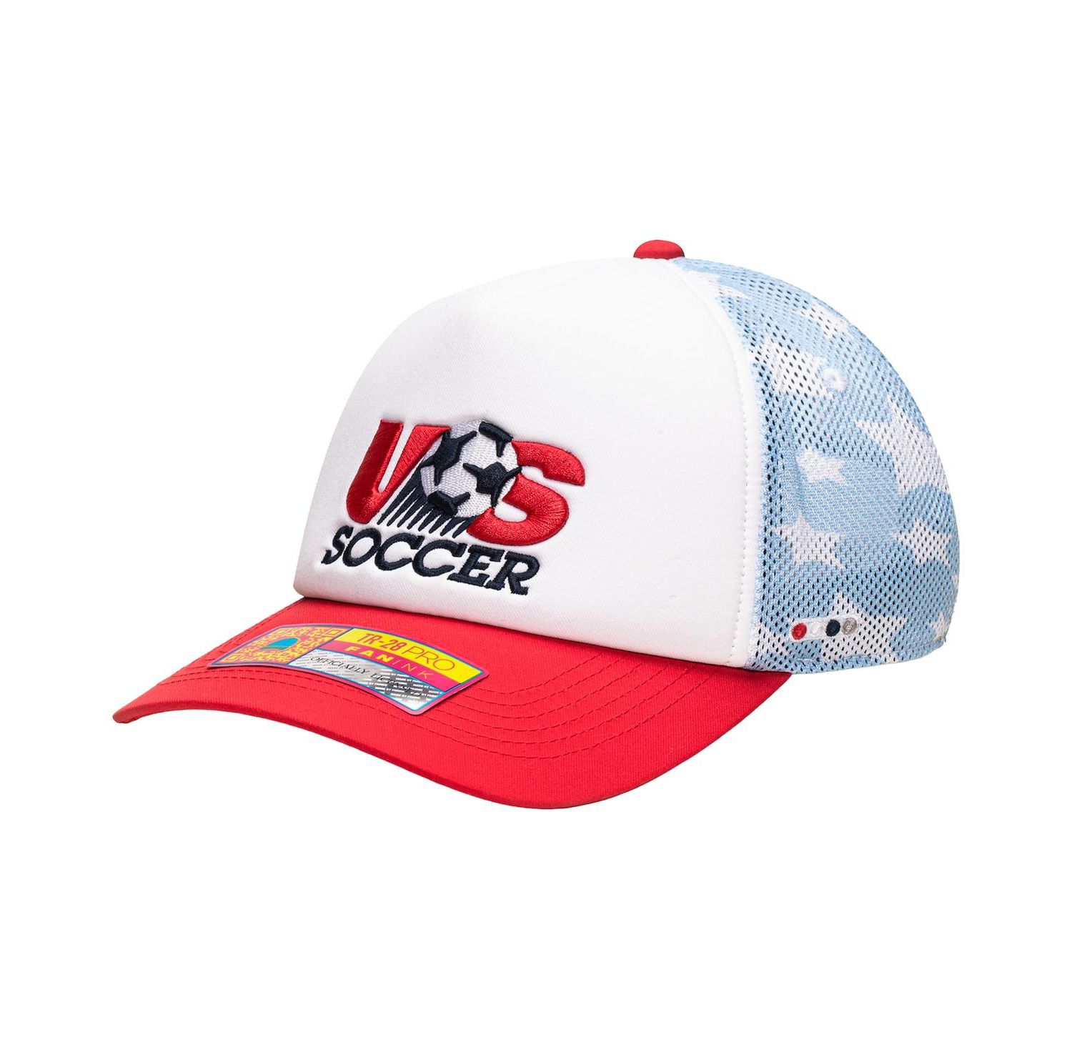 Men's and Women's White USMNT Making History Adjustable Trucker Hat
