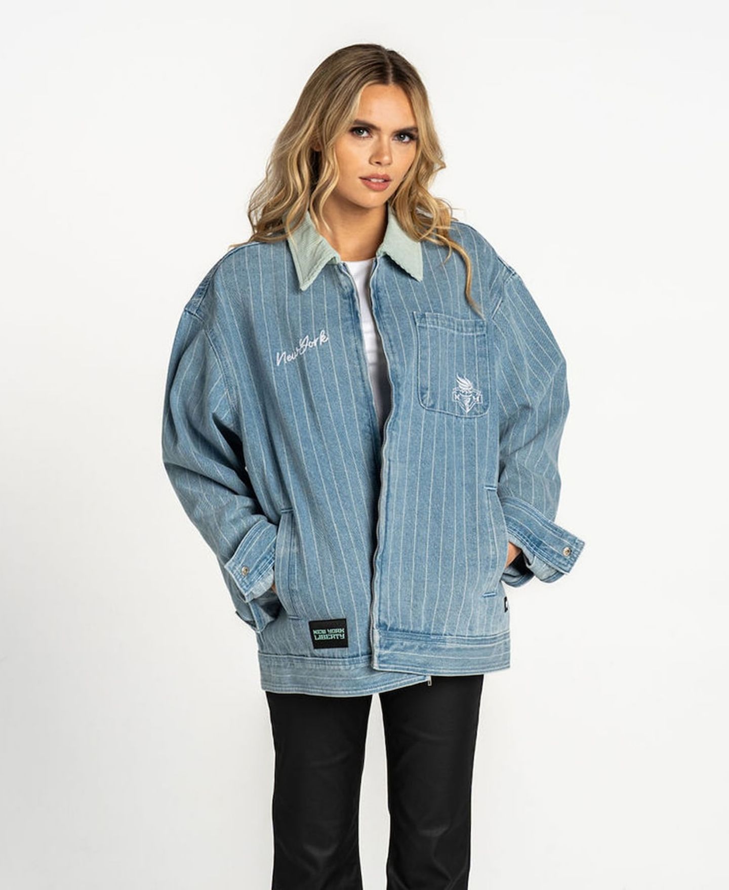 Куртка The Wild Collective Denim New York Liberty Conductor Full-Zip — фото 2