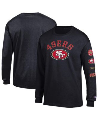 Men's Black San Francisco 49ers Seal Long Sleeve T-Shirt
